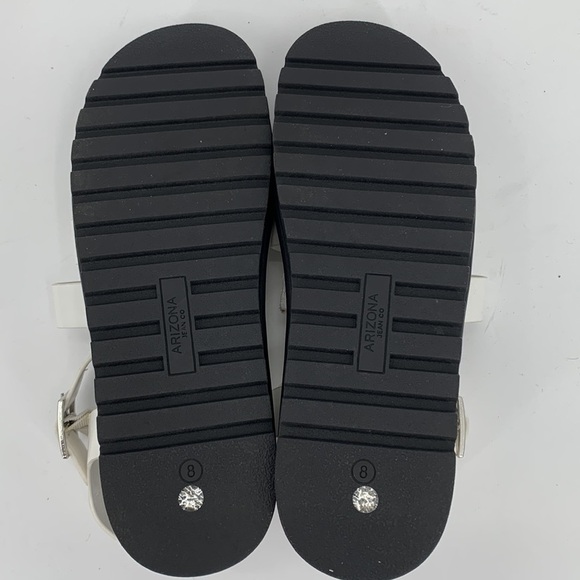 Arizona Jean Co. White Sandals Size 10 - Picture 6 of 6